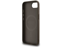 Guess 4G Flowers Print MagSafe case for iPhone 16e - brown