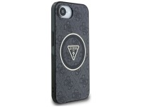 Funda Guess IML Metal Glitter 4G Circle Triangle MagSafe para iPhone 16e - Negra Funda Guess IML Metal Glitter 4G Circle Triangle MagSafe para iPhone 16e - Negra