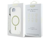Capa Guess IML Glitter Circle MagSafe para iPhone 16e - Transparente Capa Guess IML Glitter Circle MagSafe para iPhone 16e - Transparente