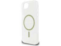 Capa Guess IML Glitter Circle MagSafe para iPhone 16e - Transparente Capa Guess IML Glitter Circle MagSafe para iPhone 16e - Transparente