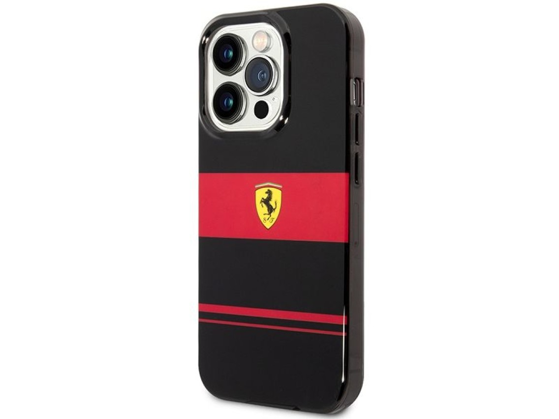 Ferrari FEHMP14LUCOK iPhone 14 Pro 6.1" negro/negro estuche rígido IMD Combi MagSafe