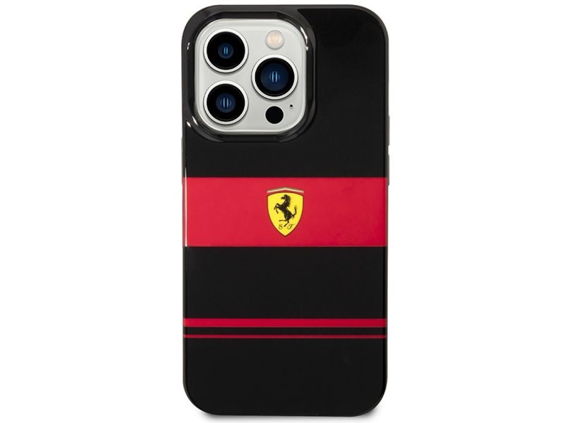 Ferrari FEHMP14LUCOK iPhone 14 Pro 6.1" negro/negro estuche rígido IMD Combi MagSafe