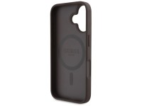 Guess 4G Circle Classic Logo MagSafe case for iPhone 16 - brown Guess 4G Circle Classic Logo MagSafe case for iPhone 16 - brown