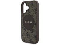 Guess 4G Circle Classic Logo MagSafe case for iPhone 16 - brown Guess 4G Circle Classic Logo MagSafe case for iPhone 16 - brown