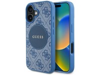 Funda Guess 4G Circle Classic Logo MagSafe para iPhone 16 - azul Funda Guess 4G Circle Classic Logo MagSafe para iPhone 16 - azul