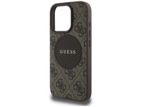 Funda Guess 4G Circle Classic Logo MagSafe para iPhone 16 Pro Max - marrón Funda Guess 4G Circle Classic Logo MagSafe para iPhone 16 Pro Max - marrón