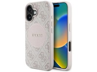 Guess 4G Circle Classic Logo MagSafe iPhone 16 Case - Pink Guess 4G Circle Classic Logo MagSafe iPhone 16 Case - Pink