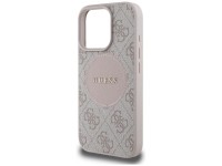 Guess 4G Circle Classic Logo MagSafe iPhone 16 Pro Case - Pink