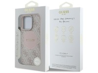 Guess 4G Circle Classic Logo MagSafe iPhone 16 Pro Case - Pink