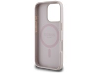 Guess 4G Circle Classic Logo MagSafe iPhone 16 Pro Case - Pink