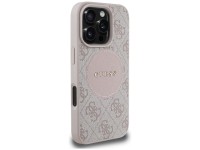 Guess 4G Circle Classic Logo MagSafe iPhone 16 Pro Case - Pink