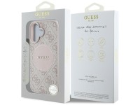 Guess 4G Circle Classic Logo MagSafe iPhone 16 Case - Pink Guess 4G Circle Classic Logo MagSafe iPhone 16 Case - Pink