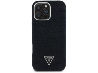Capa Guess Denim Triangle Logo MagSafe para iPhone 16 Pro Max - Preta Capa Guess Denim Triangle Logo MagSafe para iPhone 16 Pro Max - Preta