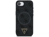 Funda Guess 4G Ring Triangle Logo MagSafe para iPhone 16e - negra Funda Guess 4G Ring Triangle Logo MagSafe para iPhone 16e - negra