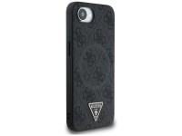 Funda Guess 4G Ring Triangle Logo MagSafe para iPhone 16e - negra Funda Guess 4G Ring Triangle Logo MagSafe para iPhone 16e - negra