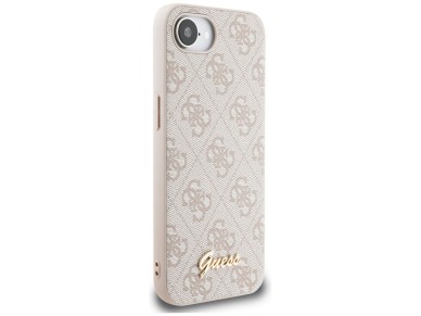 Guess 4G Script Logo MagSafe iPhone 16e Case - Pink Guess 4G Script Logo MagSafe iPhone 16e Case - Pink