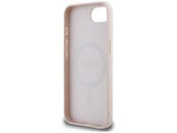 Capa Guess Granulada com Anel e MagSafe para iPhone 16e - Rosa Capa Guess Granulada com Anel e MagSafe para iPhone 16e - Rosa