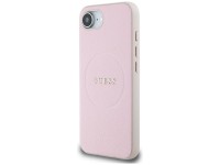 Capa Guess Granulada com Anel e MagSafe para iPhone 16e - Rosa Capa Guess Granulada com Anel e MagSafe para iPhone 16e - Rosa