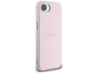 Capa Guess Granulada com Anel e MagSafe para iPhone 16e - Rosa Capa Guess Granulada com Anel e MagSafe para iPhone 16e - Rosa