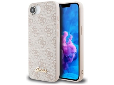 Guess 4G Script Logo MagSafe iPhone 16e Case - Pink Guess 4G Script Logo MagSafe iPhone 16e Case - Pink
