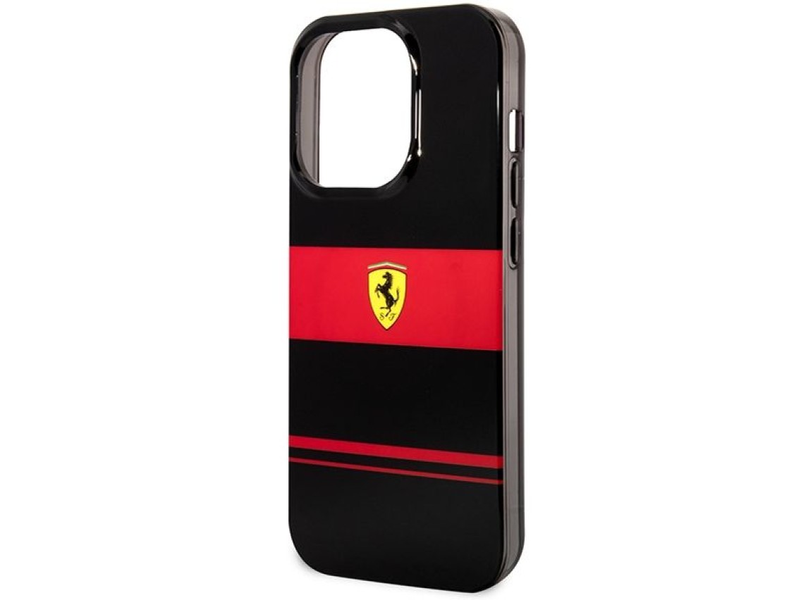 Ferrari FEHMP14LUCOK iPhone 14 Pro 6.1" negro/negro estuche rígido IMD Combi MagSafe