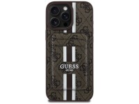 Guess 4G Stripes case with Magsafe wallet for iPhone 16 Pro Max brown Guess 4G Stripes case with Magsafe wallet for iPhone 16 Pro Max brown