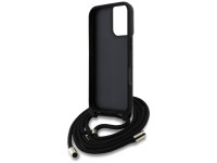 Guess 4G Big Logo Cord Stap Crossbody Case for iPhone 16 Plus Black Guess 4G Big Logo Cord Stap Crossbody Case for iPhone 16 Plus Black