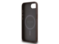 Funda Guess PU 4G Peony con MagSafe para iPhone 16e - marrón Funda Guess PU 4G Peony con MagSafe para iPhone 16e - marrón