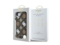 Funda Guess PU 4G Peony con MagSafe para iPhone 16e - marrón Funda Guess PU 4G Peony con MagSafe para iPhone 16e - marrón