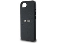 Guess PU Grained Classic Logo case with MagSafe for iPhone 16e - black