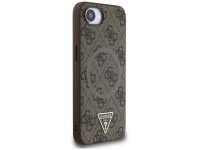 Guess 4G Ring Triangle Logo MagSafe iPhone 16e Case - Brown Guess 4G Ring Triangle Logo MagSafe iPhone 16e Case - Brown