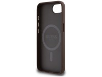 Guess 4G Ring Triangle Logo MagSafe iPhone 16e Case - Brown Guess 4G Ring Triangle Logo MagSafe iPhone 16e Case - Brown