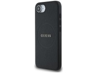 Guess PU Grained Classic Logo case with MagSafe for iPhone 16e - black