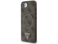 Guess 4G Ring Triangle Logo MagSafe iPhone 16e Case - Brown Guess 4G Ring Triangle Logo MagSafe iPhone 16e Case - Brown
