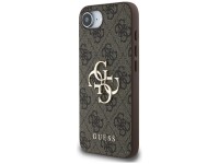 Capa Guess 4G com logo grande para iPhone 16e - Marrom Capa Guess 4G com logo grande para iPhone 16e - Marrom