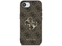 Capa Guess 4G com logo grande para iPhone 16e - Marrom Capa Guess 4G com logo grande para iPhone 16e - Marrom