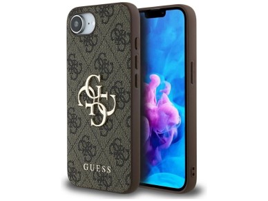 Guess 4G Big Logo Case for iPhone 16e - Brown Guess 4G Big Logo Case for iPhone 16e - Brown