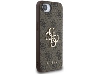 Capa Guess 4G com logo grande para iPhone 16e - Marrom Capa Guess 4G com logo grande para iPhone 16e - Marrom