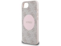 Guess 4G Circle Classic Logo MagSafe case for iPhone 16e - pink Guess 4G Circle Classic Logo MagSafe case for iPhone 16e - pink
