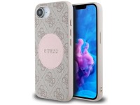 Guess 4G Circle Classic Logo MagSafe case for iPhone 16e - pink Guess 4G Circle Classic Logo MagSafe case for iPhone 16e - pink