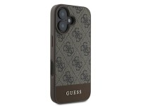 Funda Guess 4G con franja inferior para iPhone 16 Plus de 6,7" - Marrón Funda Guess 4G con franja inferior para iPhone 16 Plus de 6,7" - Marrón