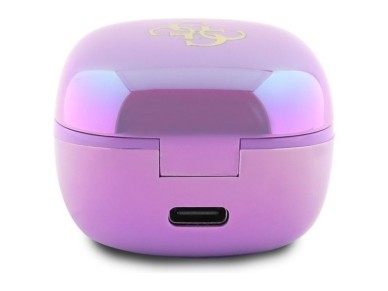 Guess 4G Printed Logo Bluetooth TWS Headphones + Docking Station - Purple Guess 4G Printed Logo Bluetooth TWS Headphones + Docking Station - Purple
