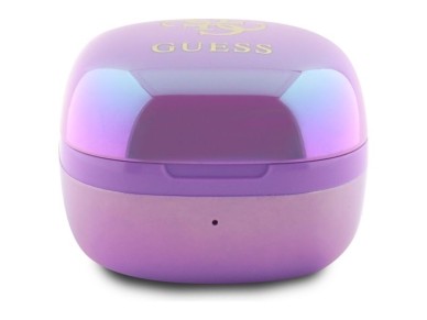 Guess 4G Printed Logo Bluetooth TWS Headphones + Docking Station - Purple Guess 4G Printed Logo Bluetooth TWS Headphones + Docking Station - Purple