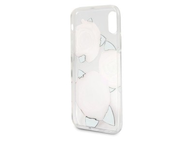 Guess Flower Desire Red Rose iPhone X Case - Transparent Guess Flower Desire Red Rose iPhone X Case - Transparent