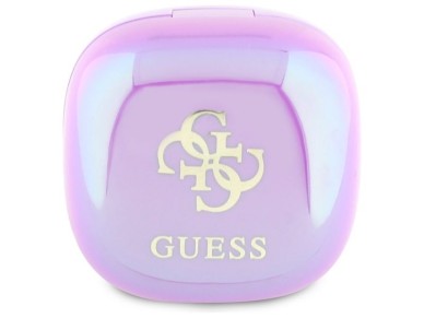 Guess 4G Printed Logo Bluetooth TWS Headphones + Docking Station - Purple Guess 4G Printed Logo Bluetooth TWS Headphones + Docking Station - Purple