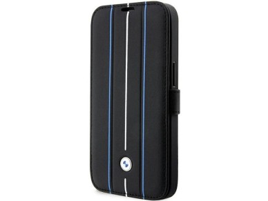 Funda BMW BMBKP14L22RVSK para iPhone 14 Pro de 6,1" negra/negra tipo libro, de cuero con estampado d Funda BMW BMBKP14L22RVSK para iPhone 14 Pro de 6,1" negra/negra tipo libro, de cuero con estampado d
