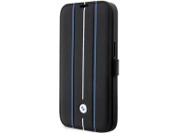 Case BMW BMBKP14L22RVSK iPhone 14 Pro 6.1" black/black bookcase Leather Stamp Blue Lines Case BMW BMBKP14L22RVSK iPhone 14 Pro 6.1" black/black bookcase Leather Stamp Blue Lines
