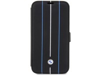 Case BMW BMBKP14L22RVSK iPhone 14 Pro 6.1" black/black bookcase Leather Stamp Blue Lines Case BMW BMBKP14L22RVSK iPhone 14 Pro 6.1" black/black bookcase Leather Stamp Blue Lines