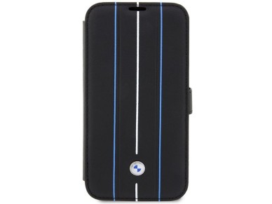 Funda BMW BMBKP14L22RVSK para iPhone 14 Pro de 6,1" negra/negra tipo libro, de cuero con estampado d Funda BMW BMBKP14L22RVSK para iPhone 14 Pro de 6,1" negra/negra tipo libro, de cuero con estampado d