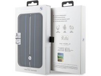 Case BMW BMBKP14L22RVSK iPhone 14 Pro 6.1" black/black bookcase Leather Stamp Blue Lines Case BMW BMBKP14L22RVSK iPhone 14 Pro 6.1" black/black bookcase Leather Stamp Blue Lines